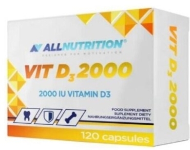 Allnutrition VIT D3 2000 120 kapsułek