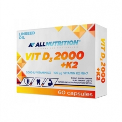 Allnutrition VIT D3 2000 + K2 60 kapsułek