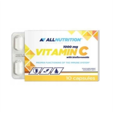 Allnutrition Vitamin C 1000 mg + bioflawonoidy 10 kapsułek