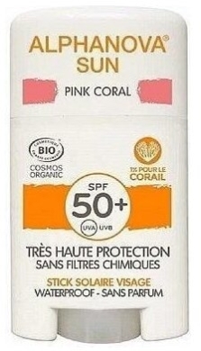 Alphanova Sun krem z filtrem sztyft Pink Coral SPF50 12 g