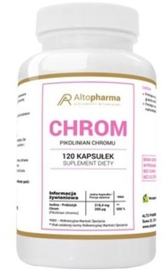 Altopharma Chrom Pikolinian Chromu + Prebiotyk 60 kapsułek