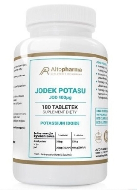 Altopharma Jodek Potasu 400 mcg 180 tabletek
