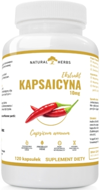 Altopharma Kapsaicyna Forte 10mg + Prebiotyk 120 kapsułek