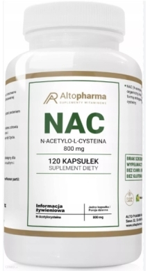 Altopharma NAC N-Acetylo-L-Cysteina 120 kapsułek
