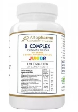 Altopharma Witamina B Complex Junior 120 tabletek do ssania