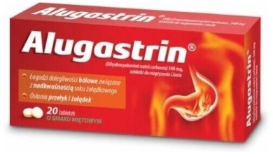 Alugastrin 20 tabletek