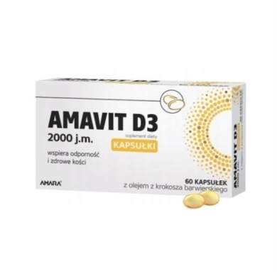 Amavit D3 2000 j.m. 60 kapsułek