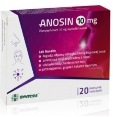 Anosin 0,01g 20 kapsułek twardych