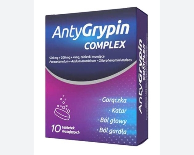 AntyGrypin noc 10 tabletek musujących