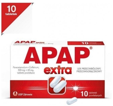 Apap Extra 10 tabletek
