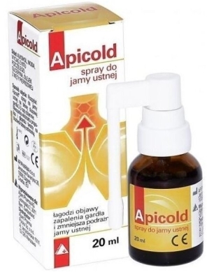 Apicold spray do jamy ustnej 20 ml