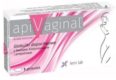 Apivaginal globulki dopochwowe 5 sztuk