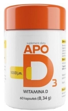 ApoD3 1000 j.m. 60 kapsułek