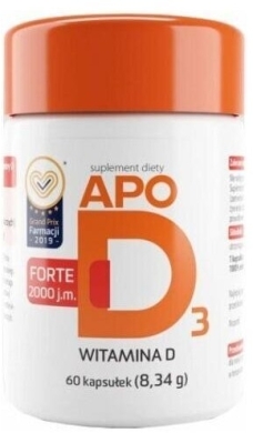 ApoD3 Forte Witamina D3 2000 j.m. 60 kapsułek