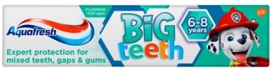 Aquafresh Big teeth pasta do zębów dla dzieci 6-8 lat 50ml