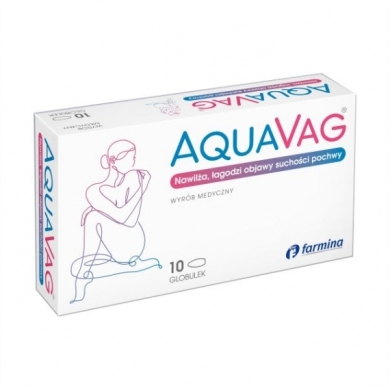 Aquavag globulki dopochwowe 10 sztuk