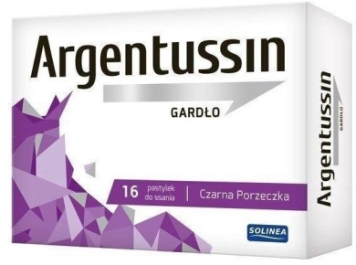 ArgenTussin Gardło czarna porzeczka 16 sztuk