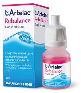 Artelac Rebalance krople do oczu 10 ml