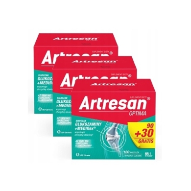 Artresan Optima 90+30 kapsułek Wielopak x3