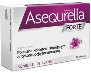 Asequrella Forte x 20 tabletek