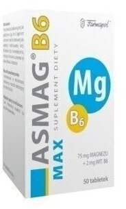 Asmag B6 Max 50 tabletek