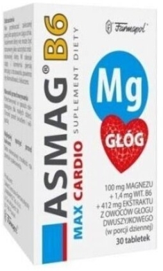 Asmag B6 Max Cardio 30 tabletek 