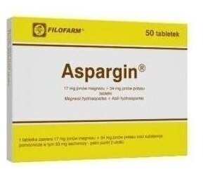 Aspargin 50 tabletek