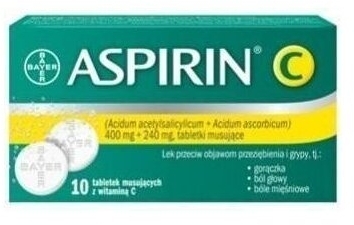 Aspirin C 10 tabletek musujących