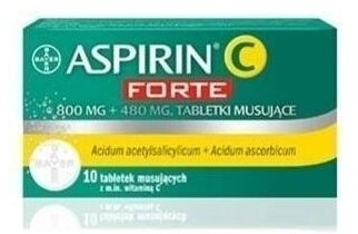Aspirin C Forte 10 tabletek musujących