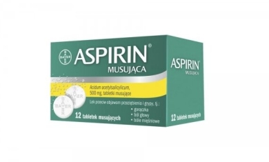 Aspirin musująca (Ultra Fast)  12 tabletek musujących