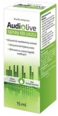 Audiolive spray do uszu 15 ml