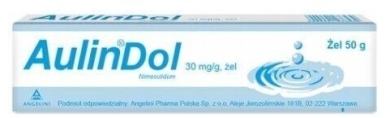 AulinDol żel 30mg/g tuba 50g