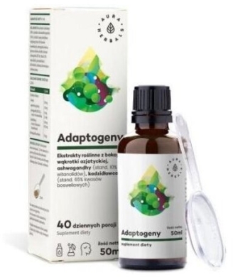 Aura Herbals Adaptogeny Płyn 50 ml