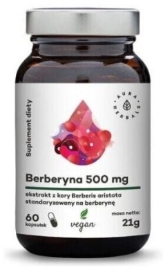 Aura Herbals Berberyna 500 mg 60 kapsułek