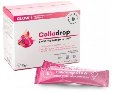 Aura Herbals Colladrop Glow kolagen 5000 mg saszetki 30 sztuk
