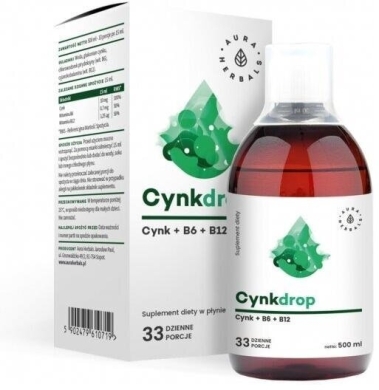Aura Herbals Cynkdrop płyn 500 ml
