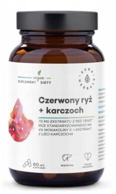 Aura Herbals Czerwony ryż + Karczoch 60 kapsułek