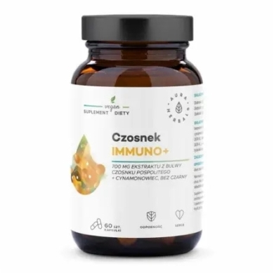 Aura Herbals Czosnek Immuno+ 60 kapsułek