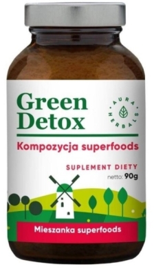 Aura Herbals Green Detox proszek 90 g