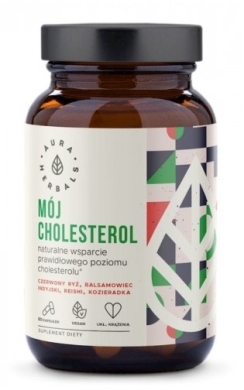 Aura Herbals Mój Cholesterol prawidłowy poziom 60 kapsułek