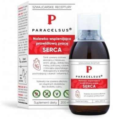 Aura Herbals Paracelsus nalewka Prawidłowa Praca serca 200 ml (Data ważności 08.02.2024)