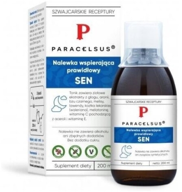 Aura Herbals Paracelsus nalewka Prawidłowy sen 200 ml