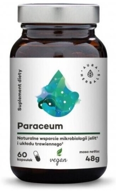 Aura Herbals Paraceum – Naturalne wsparcie jelit i trawienia 60 kapsułek