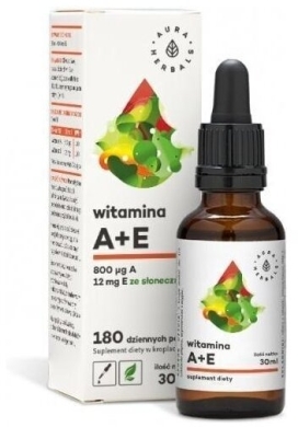 Aura Herbals Witamina A+E krople 30 ml