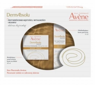 Avene DermAbsolu Zestaw Krem modelujący owal twarzy na dzień 40ml + Odmładzający krem pod oczy 15ml