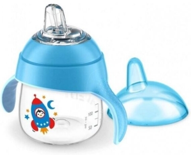 Avent Kubek pingwinek z twardym ustnikiem bez rozlewania 6 m+ 200ml SCF746/02