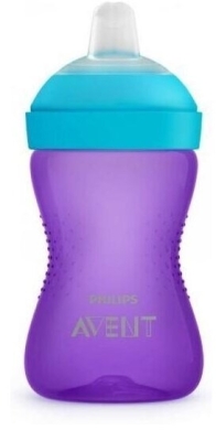 Avent Kubek z miękkim odpornym na gryzienie ustnikiem 300 ml 9 m+ SCF802/02