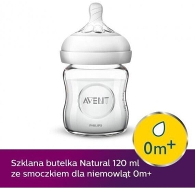 Avent Natural Butelka szklana 120 ml SCF051/17