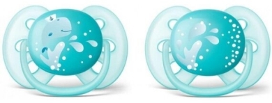 Avent Ultra Soft Boy SCF226/22 Smoczek uspokajający 6-18 miesięcy 2 sztuki