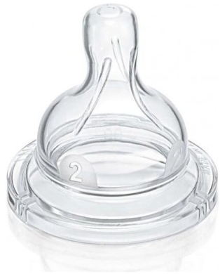 Avent smoczek  o wolnym przepływie 1 miesiąc+ z serii Classic SCF632/27 2 sztuki